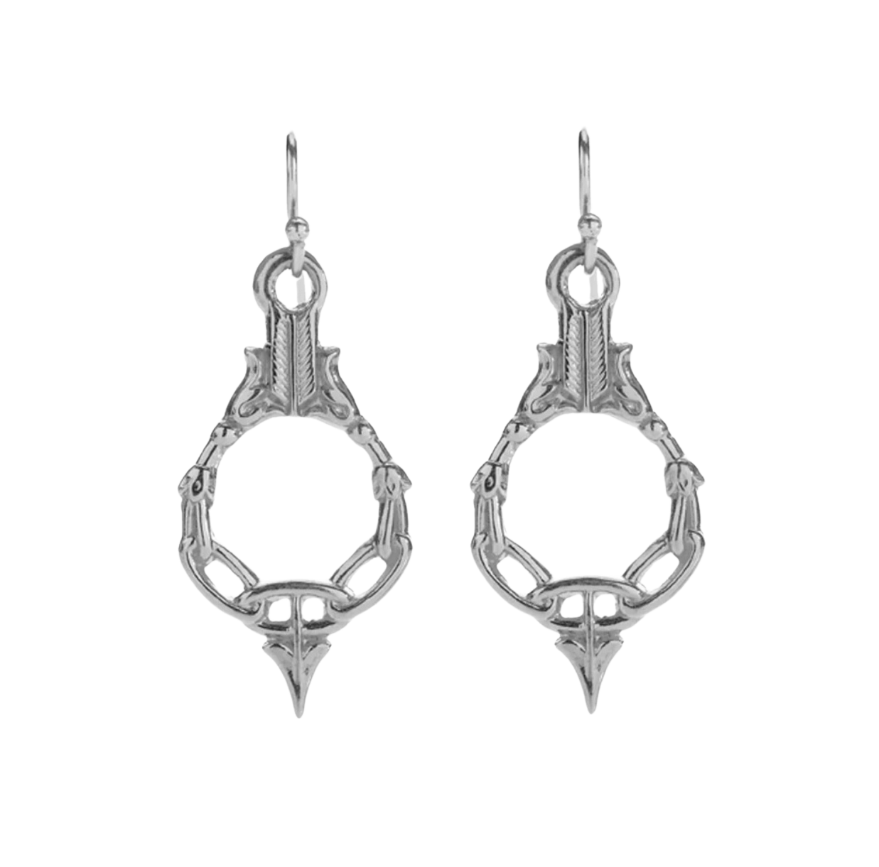 Silver Artemis Earrings