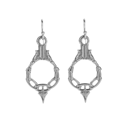 Silver Artemis Earrings