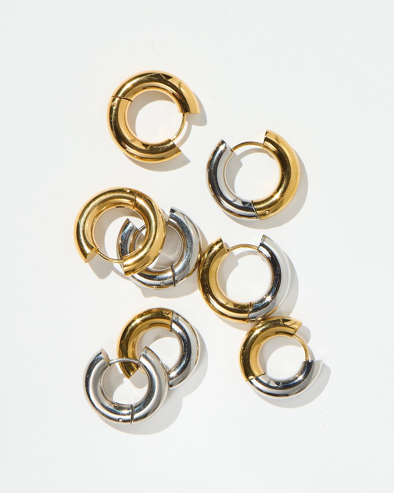 Two Tone Chub Hoops