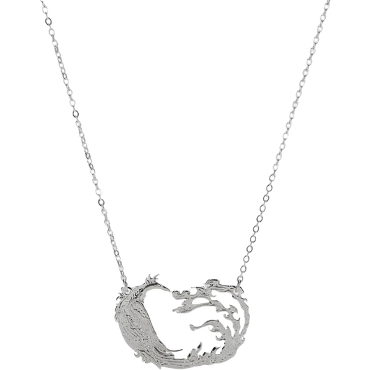 Silver Pheonix Necklace