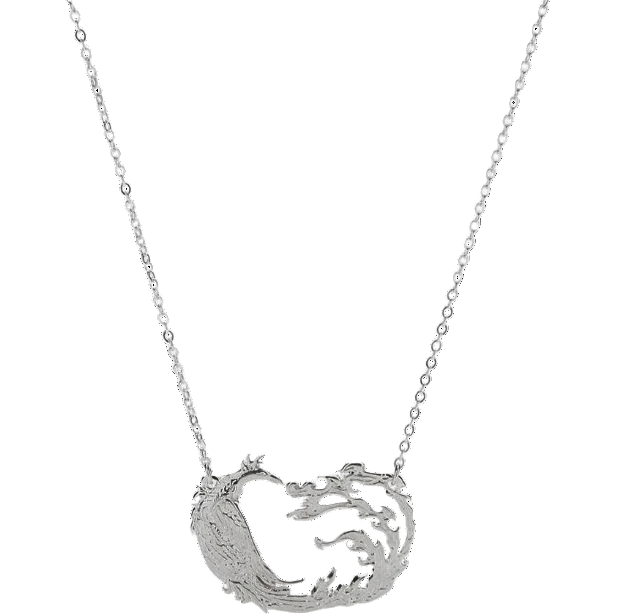 Silver Pheonix Necklace