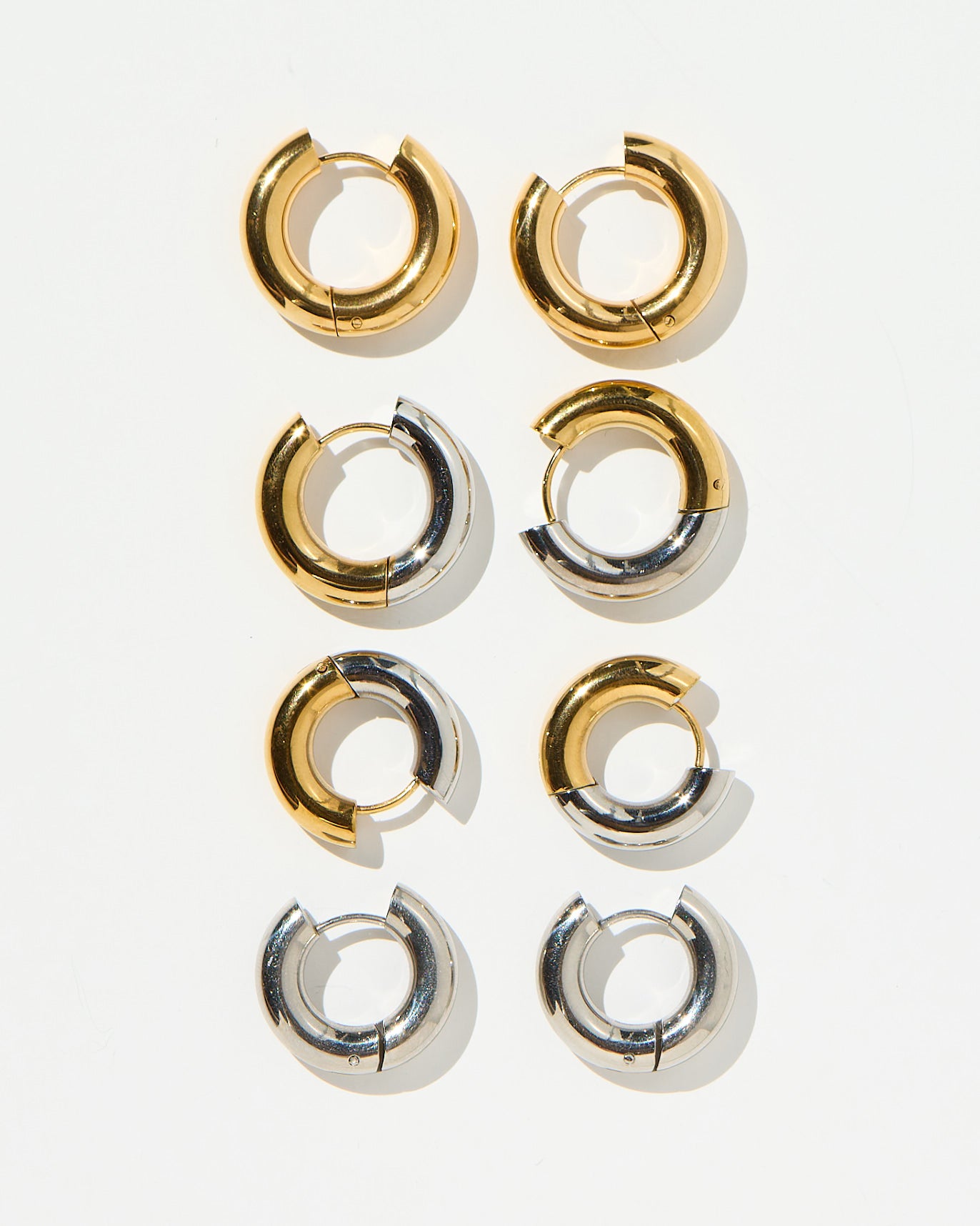Two Tone Chub Hoops
