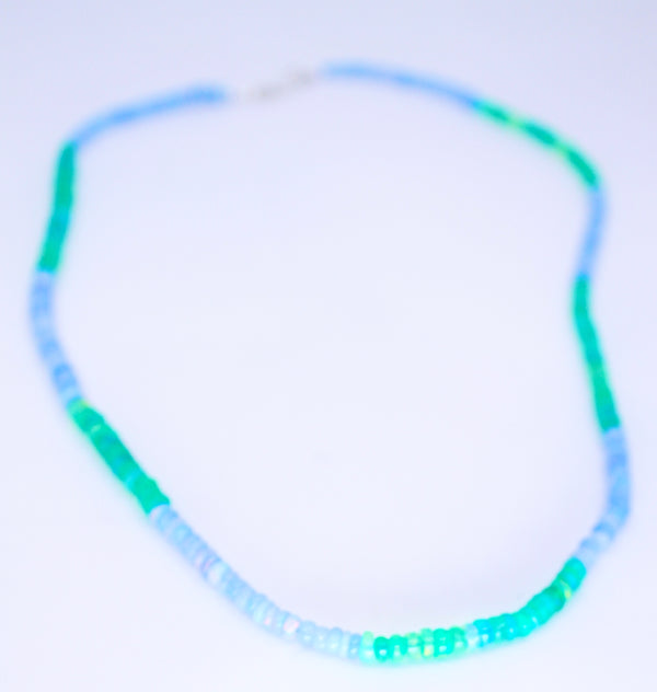 Two Tone Opal Necklace