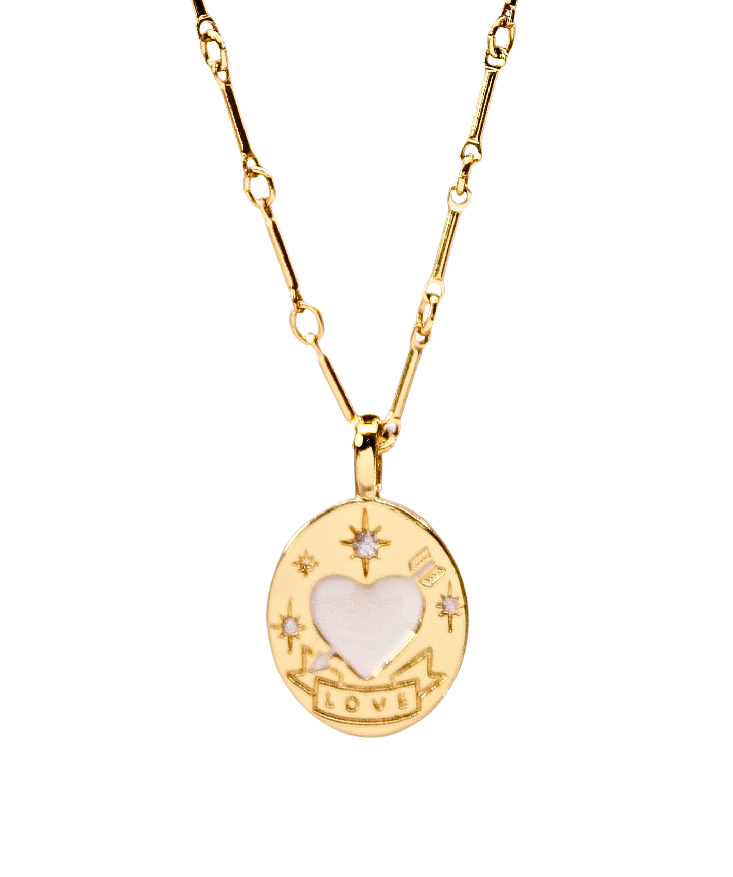 Love Necklace White