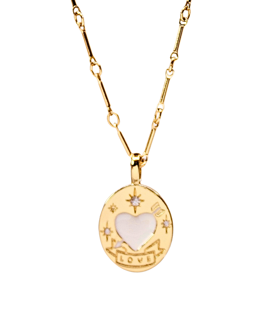 Love Necklace White