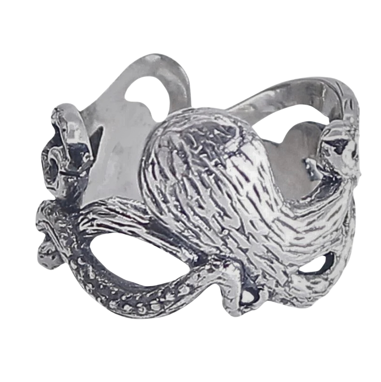 Silver Octopi Ring