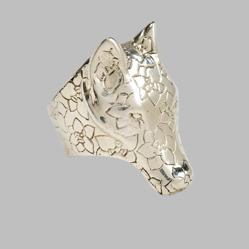 Silver Wolf Ring - kim baker