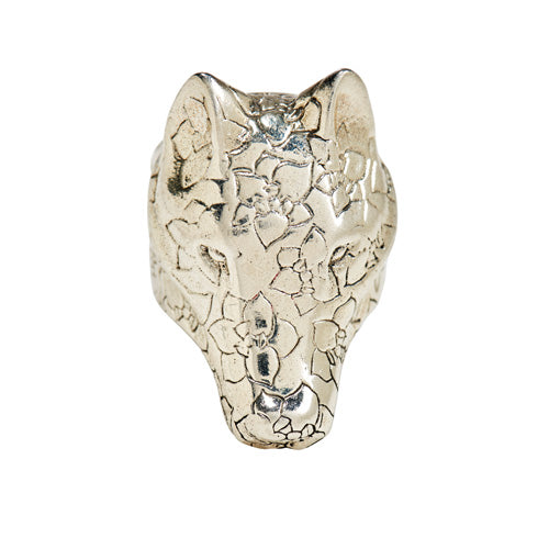 Silver Wolf Ring - kim baker