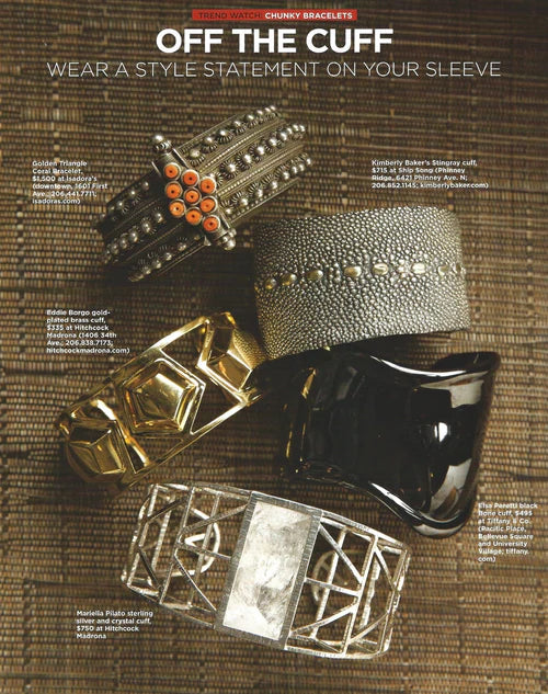 Seattle Magazine + Stingray Cuff