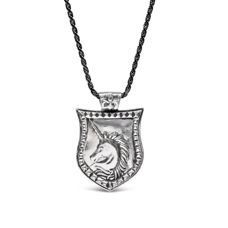 Unicorn Shield Necklace