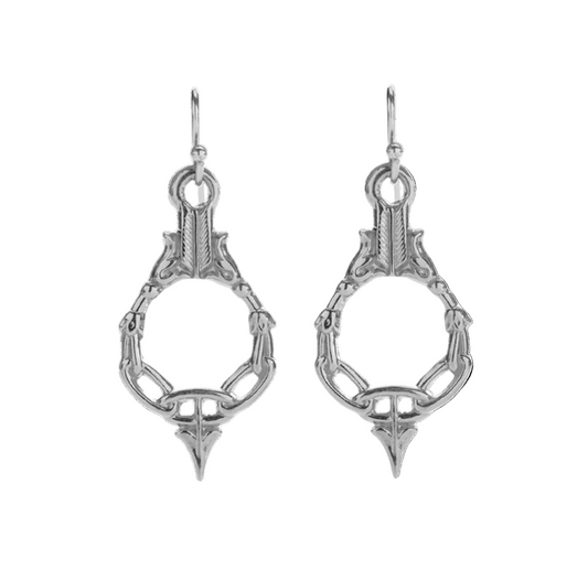Silver Artemis Earrings