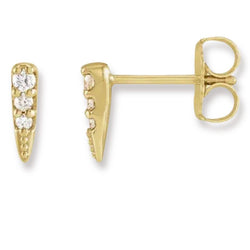 Diamond spike earrings