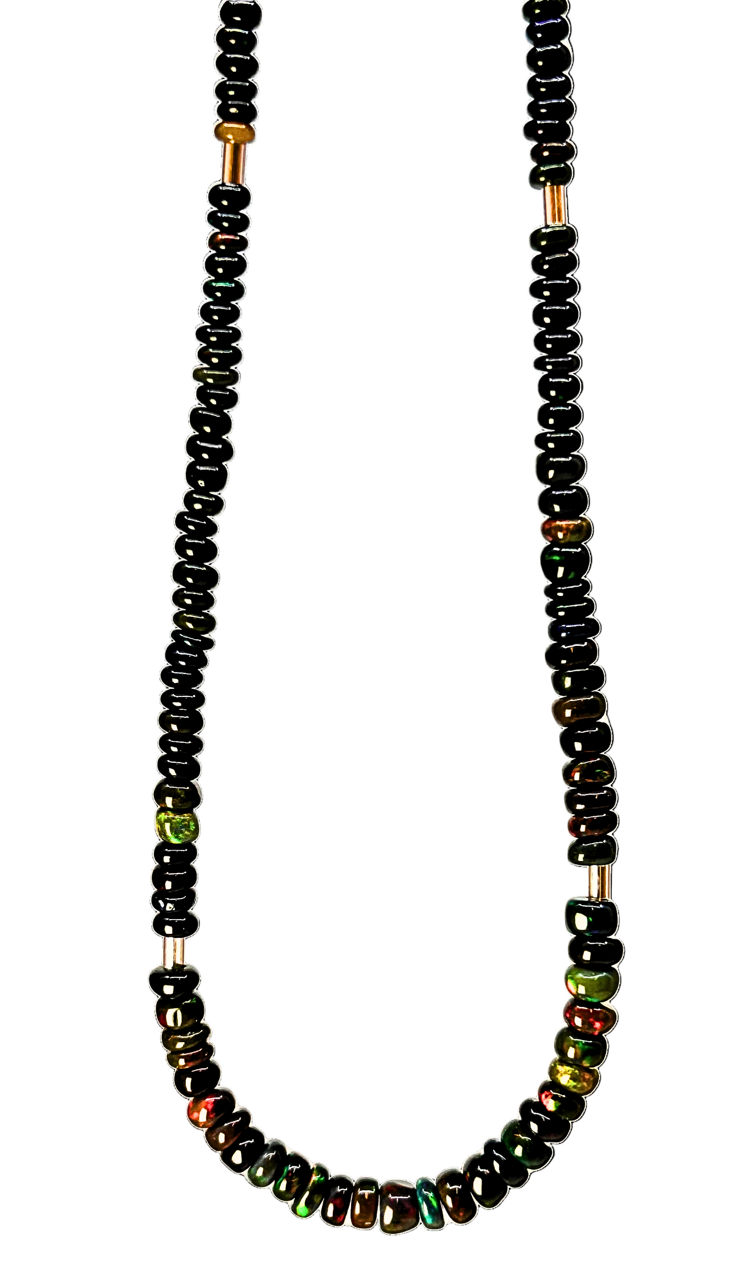 Midnight Radiance Necklace Gold