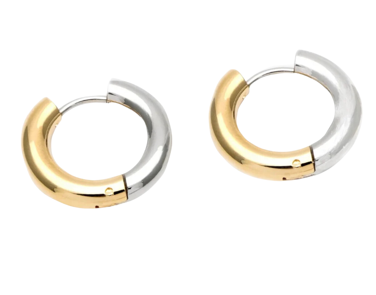 Two Tone Chub Hoops