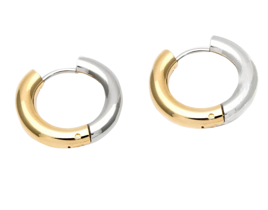 Two Tone Chub Hoops