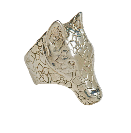Silver Wolf Ring