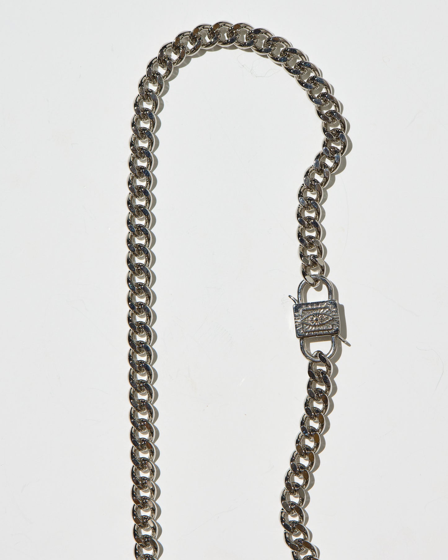 Evil Eye Padlock Necklace