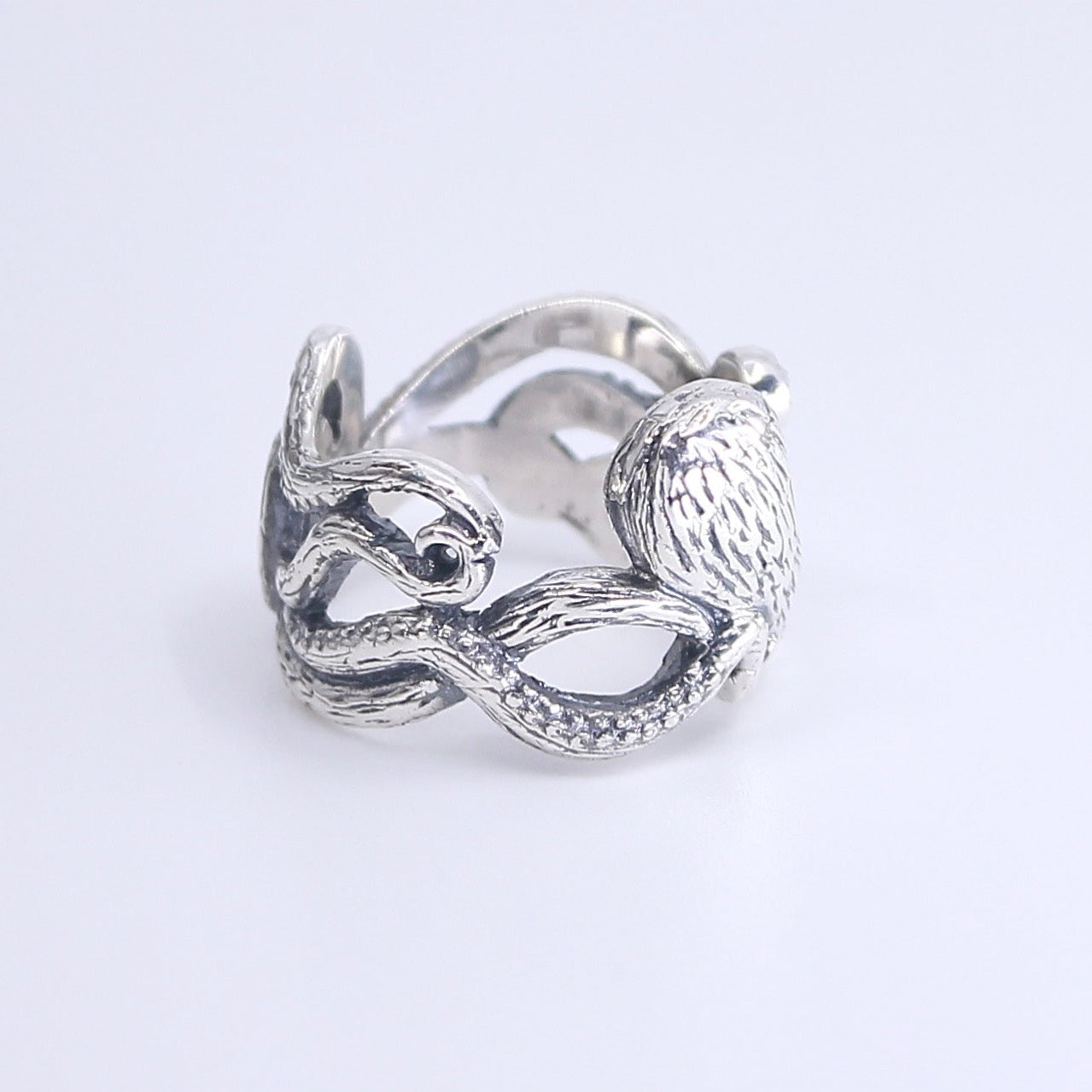 Silver Octopi Ring