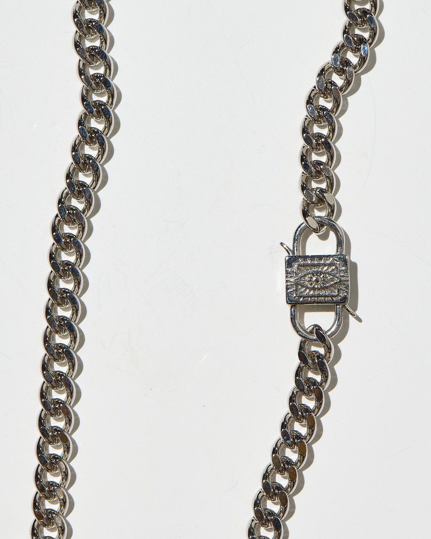 Evil Eye Padlock Necklace