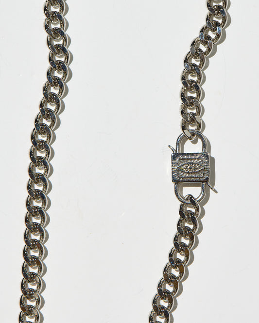 Evil Eye Padlock Necklace