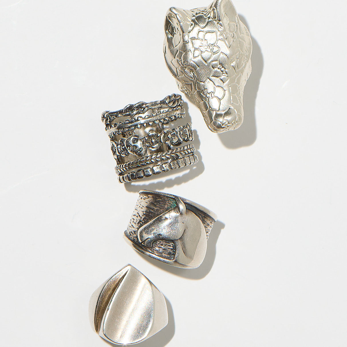 Stacking Skull Ring