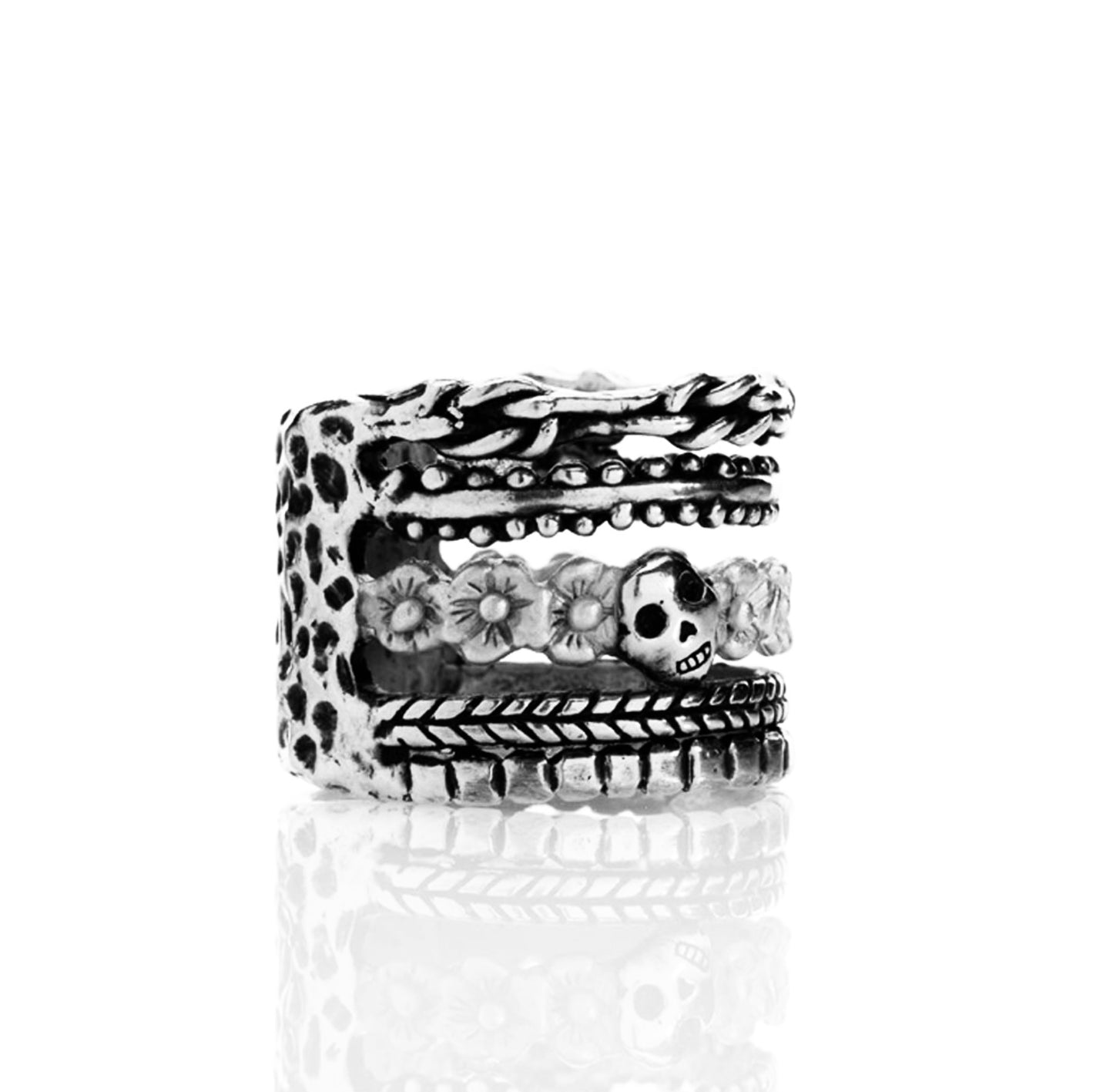 Stacking Skull Ring