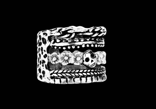 Stacking Skull Ring