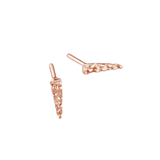 Rose Gold Shard Earrings