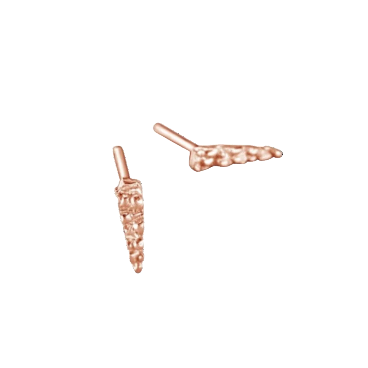 Rose Gold Shard Earrings