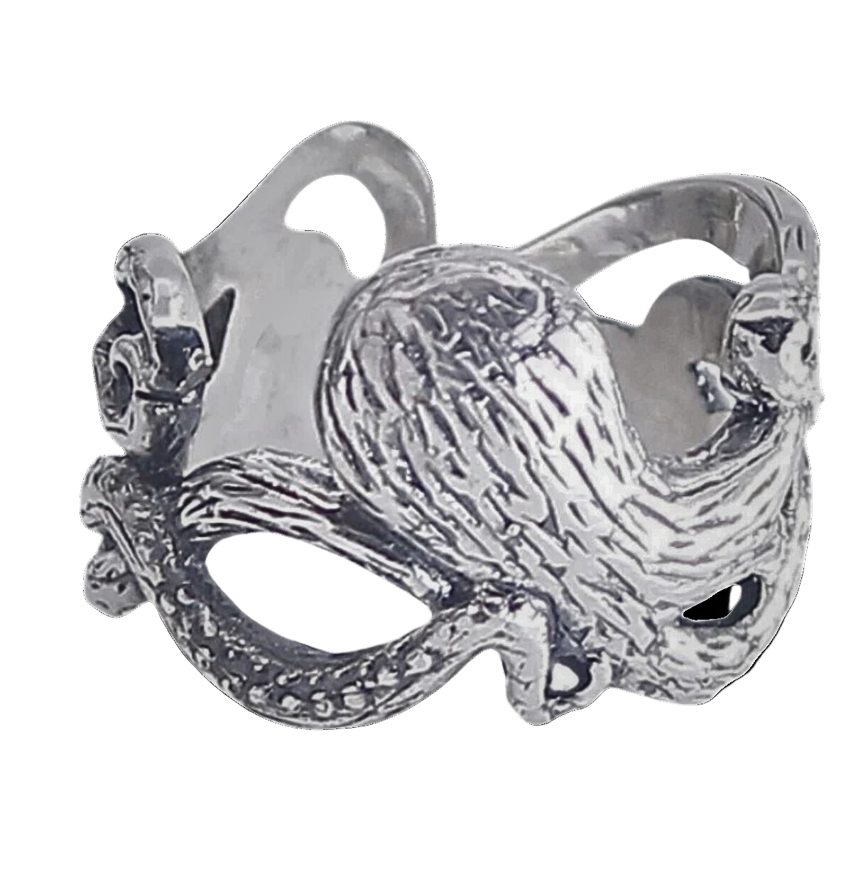 Silver Octopi Ring