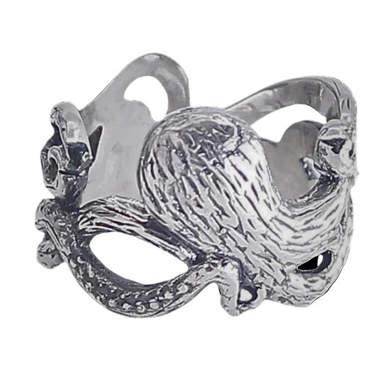 Silver Octopi Ring