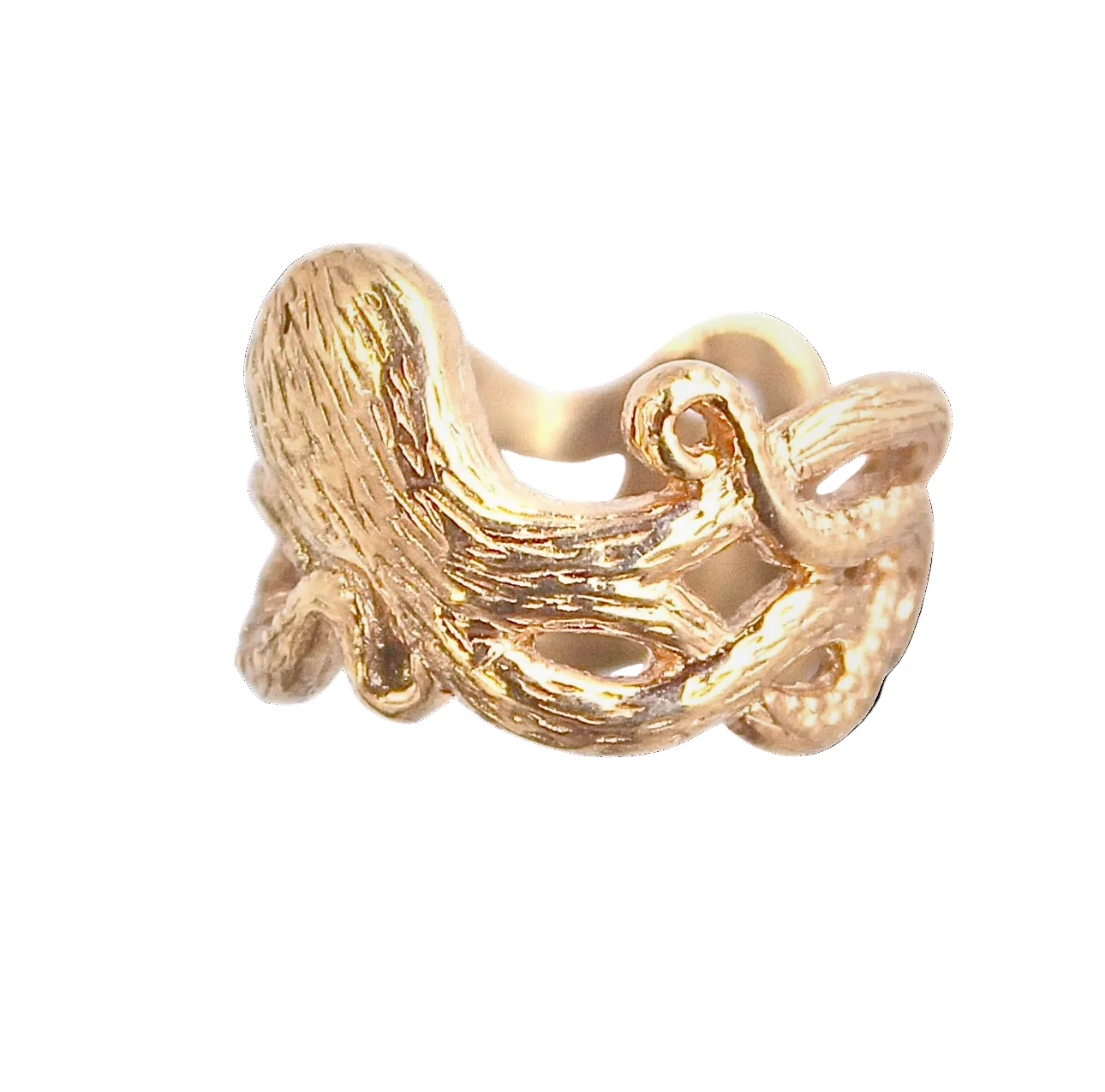 Gold Octupi ring