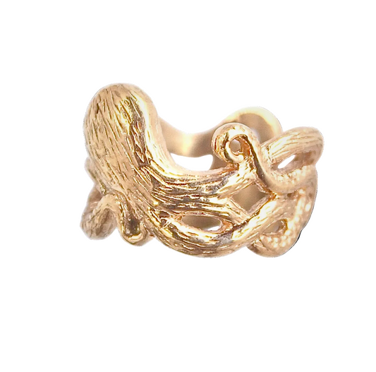 Gold Octupi ring
