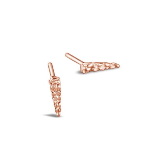 rose gold stingray earrings