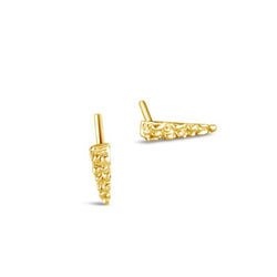 Shard gold earrings
