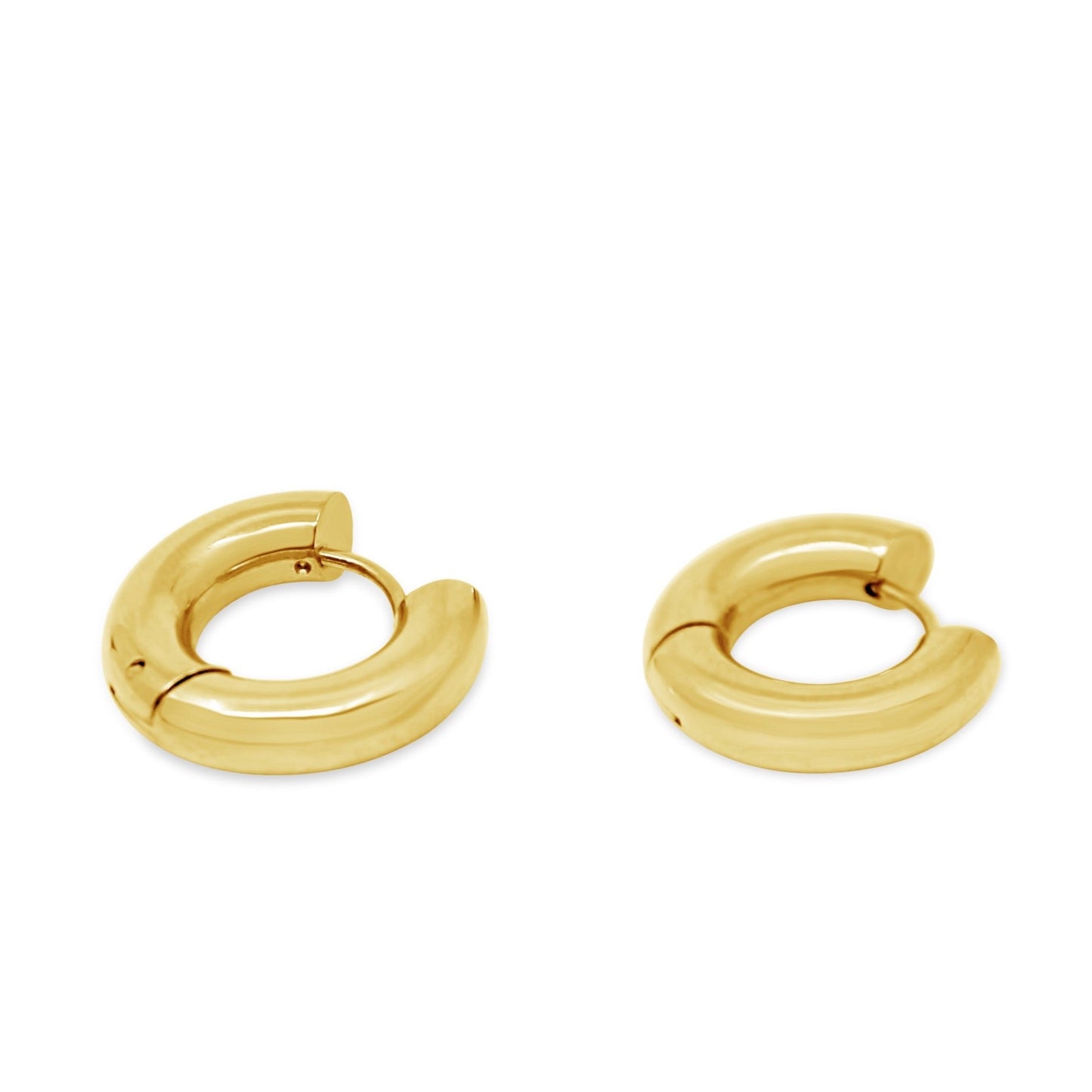 Baby Chub Hoop earrings gold