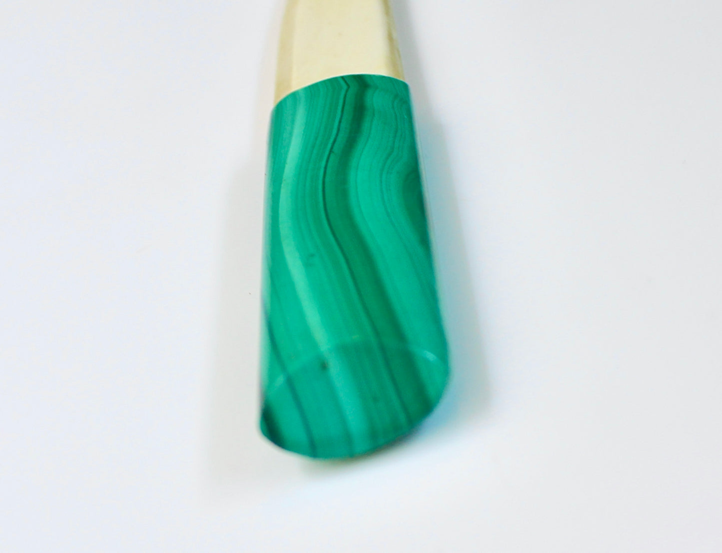 Malachite Horn Letter Opener