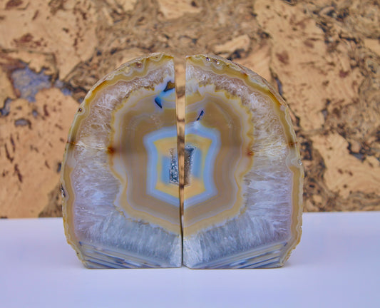 Agate Bookends