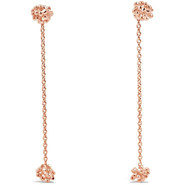 Rose Ivy Drop Earrings - kim baker