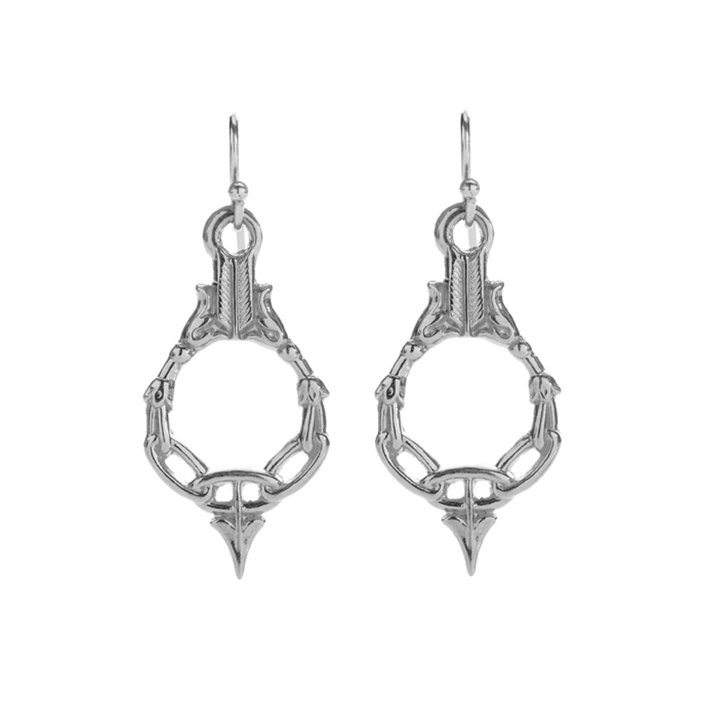 Silver Artemis Earrings - kim baker