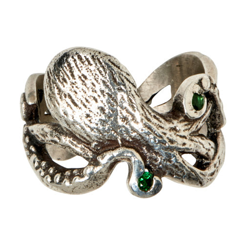 Silver Octopi Ring - kim baker